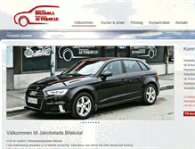Tablet Screenshot of jakobstadsbilskola.fi